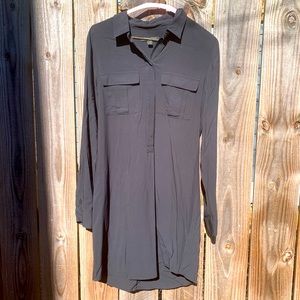 Banana Republic Black Shirt Dress Sz 4